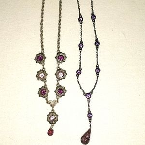 Necklace Jeweled Drop